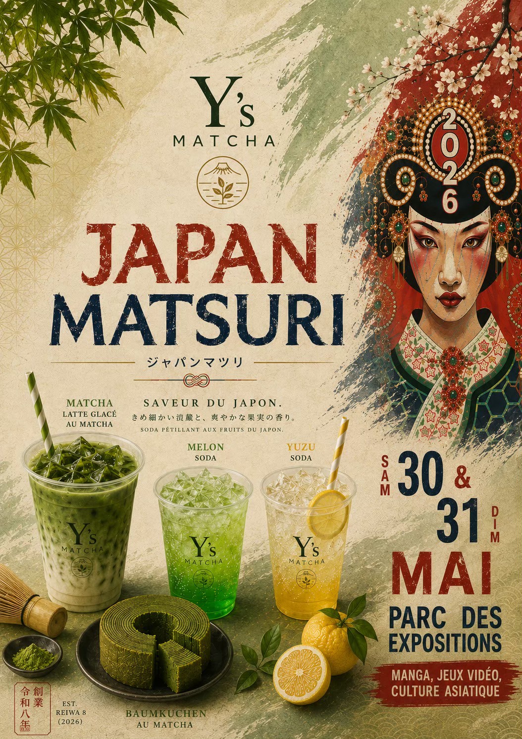 Y’s MATCHA × JAPAN MATSURI 2026
